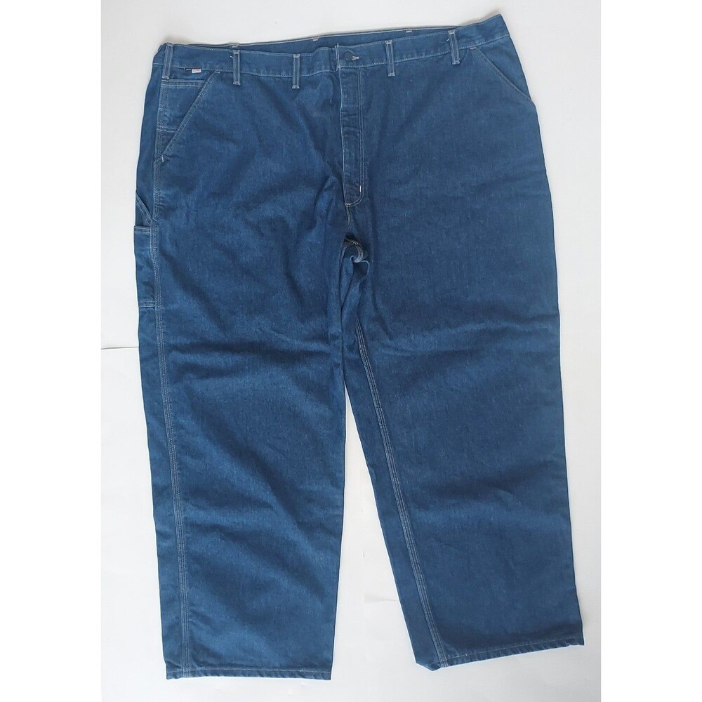 Big Man Carhartt FR 2212 Cat 2 Utility Blue Jeans 100% Cotton Size 50x30
